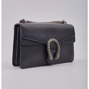GUCCI LEATHER CRYSTAL EMBELLISHED DIONYSUS BAG